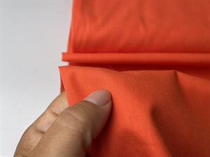 Poplinagtig bomuldslærred - varm orange
